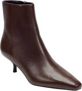 Marc Fisher Kiona Kitten Heel Bootie in Dark Brown at Nordstrom Rack, Size 6.5