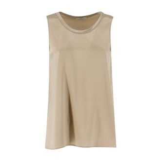PANICALE Mujer, Camisetas, Beige, Talla: M