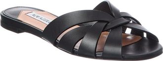 Aquazzura Flat Leather Sandal
