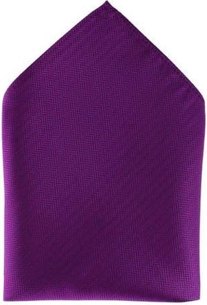 Ascentix Etched Herringbone Twist Pocket Square in Purple at Nordstrom