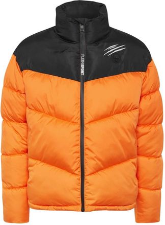 Plein Sport Puffer Jacket - Heren - Ski Jassen - Oranje - M - Polyester - Fitness