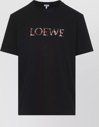 Loewe relaxed fit crew neck short sleeve t-shirt