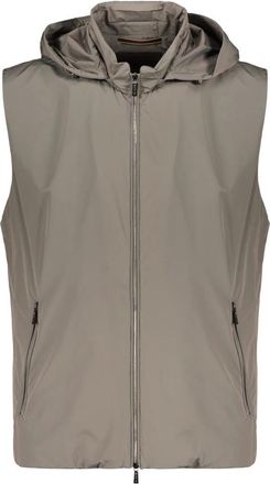 Moorer Heren, Jassen, Grijs, Maat: 2XL Polyamide
