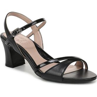 Naturalizer Trey Ankle Strap Sandal in Black at Nordstrom, Size 7.5