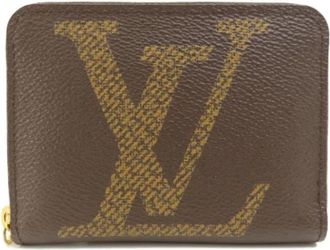 Louis Vuitton Pre-owned Wallets, female, Brown, Size: ONE SIZE Pre-owned Canvas wallets