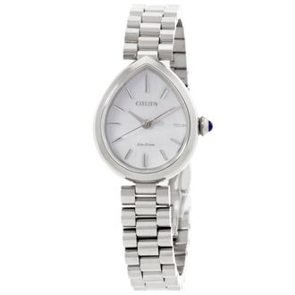 Citizen L Rainell Eco-Drive Silver Dial Ladies Watch EM1200-55A