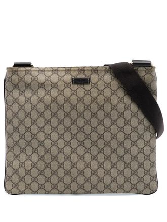 Gucci 2016-2025 GG Supreme crossbody bag - Brown