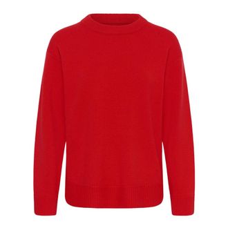Part Two Jersey de cuello redondo - Knitwear - Mujer - Rojo - 2XL