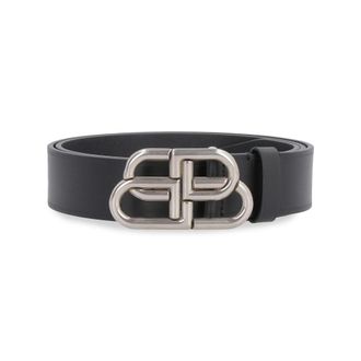 Balenciaga BB Leather Belt