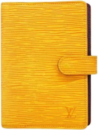 Louis Vuitton Pre-owned Accessories, female, Yellow, Size: ONE SIZE Pre-owned Fabric home-office