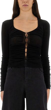 Self Portrait Viscose Knit Top