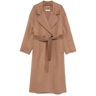 Max Mara Cappotti Marrone-Donna