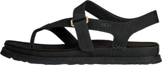 UGG (WMNS) UGG GoldenGaze Toe Post Sandals Black 1184931-BLK
