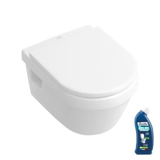 Villeroy & Boch Villeroy&boch - Villeroy Et Boch Architectura Inodoro Suspendido Sin Reborde + Asiento + Inodoro De Gel