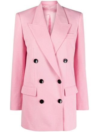 Isabel Marant Blazer met dubbele rij knopen - Roze