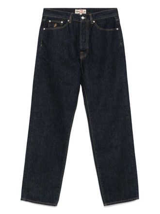 St&uuml;ssy logo-patch jeans - unisex - Cotton - 28 - Blue