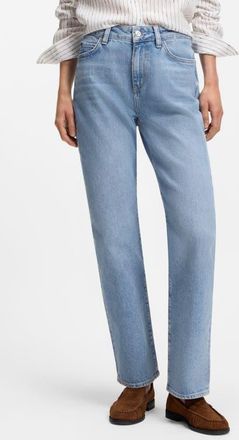 BOSS Parkway Slim Straight Leg Jeans in Medium Blue at Nordstrom, Size 30 X 30