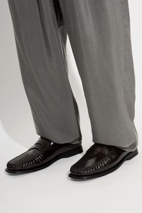 Tod's Leather Shoes Loafers, Mens, Brown