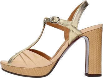 Chie Mihara Cassan Sandalen met Hoge Hak - Dames - Sandalen met hakken - Roze - 38 1/2 EU - Leer - Schoenen