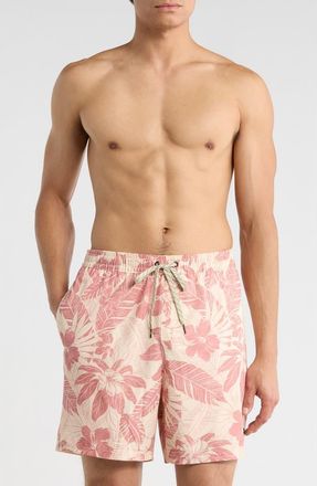Quiksilver Wave Volley Swim Shorts in White Swan at Nordstrom Rack, Size X-Large