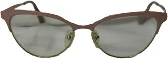 Prada 55S 52-16-140 Eyeglasses in Pink Metal