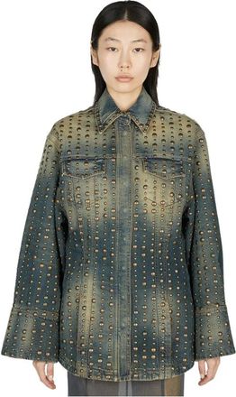 Blumarine Denim Jack - Dames - Spijkerjassen - Blauw - XS - Denim - Jassen