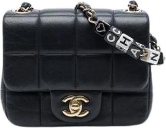 Chanel Pre-owned Quilted Crossbody Bag - Dames - Vintage Schoudertas - Zwart - ONE Size - Vintage