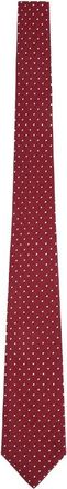 Emporio Armani Cravatta Jacquard - Heren - Stropdassen - Rood - ONE Size - Accessoires