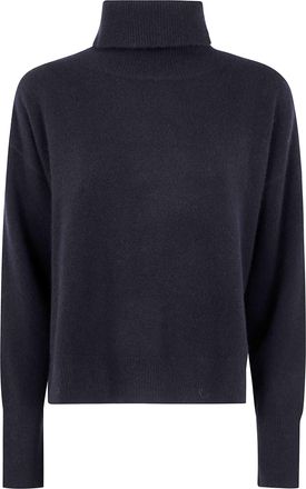 Joseph High Neck Long Sleeves Brushed Cashmere