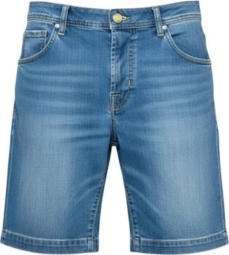 Jacob Cohen Bermuda LOU - Heren - Denim shorts - Blauw - W33 - Katoen - Korte Broeken