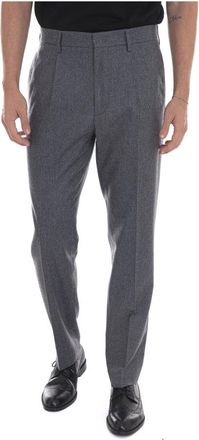 Hindustrie New chino - Heren - Slim Fit Broeken - Grijs - 3XL - Wol - Broeken