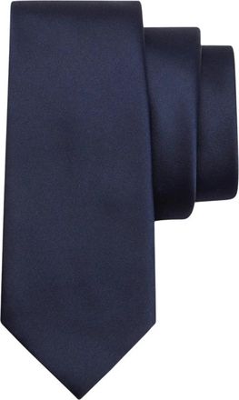 Ferragamo Cravatta 7cm - Heren - Stropdassen - Blauw - ONE Size - Leer - Accessoires