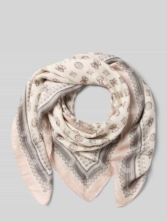 Guess Schal aus reiner Viskose Modell Kefiah in Beige, Gr&ouml;&szlig;e 1