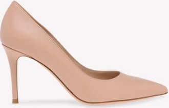 Gianvito Rossi Gianvito 85 Pump in Peach Pink Leather at Nordstrom, Size 35.5