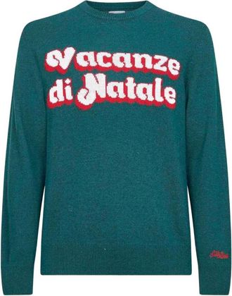 MC2 Saint Barth Heron Sweater - Heren - Ronde hals truien - Groen - M - Truien & Vesten