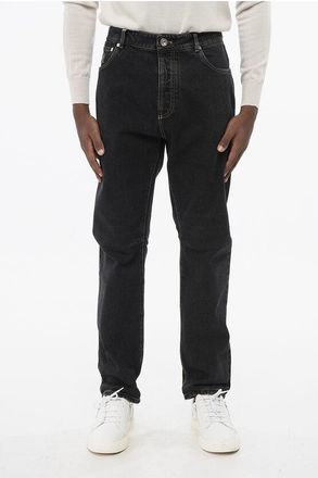 Brunello Cucinelli Cotton Slim Fit Denims with Belt Loops 16cm size 54