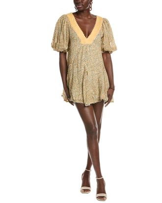 Free People Bali - Coral Mini Dress