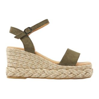 VIA VAI Schoenen, Dames, Groen, 41 EU, Leer, Capri Neva Espadrilles
