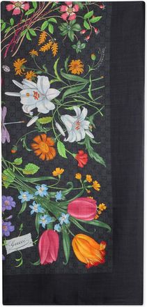 Gucci Multicolor Floral Scarf