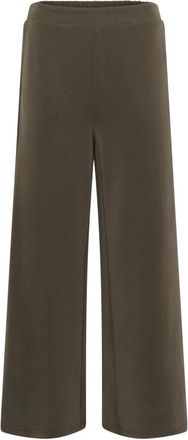 MY ESSENTIAL WARDROBE Wide Broeken - Dames - Wijde Broeken - Bruin - M - Broeken