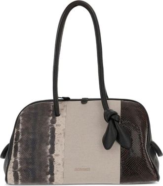 Jacquemus The Turismo panelled shoulder bag - Brown