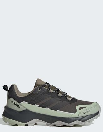 adidas adidas Performance Terrex skychaser AX5 Gore-Tex scarpe da trekking marroni e verde menta