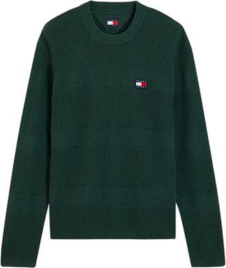 Tommy Jeans Round-neck Knitwear - Knitwear - Hombre - Verde - XS