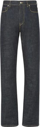 Fendi Rechte jeans - Dames - Jeans - Blauw - Maat: W27 Katoen