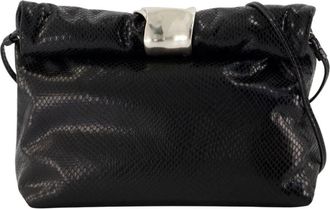 Staud Cuff Clutch - Dames - Clutches - Zwart - ONE Size - Leer - Tassen