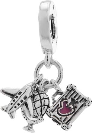 Pandora Dog Sterling Silver Charm With Clear Cubic Zirconia