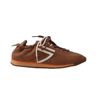 Puraai Schoenen, Dames, Bruin, 37 EU, Katoen, Panther Sneakers