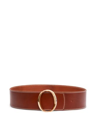 ベルト ORCIANI Woman Belt Brown D10396BUS CUOIO ORCIANI Grit leather belt with double metal loop. , color Brown