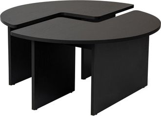 Habitat & Jardin Mesa de centro bois noir