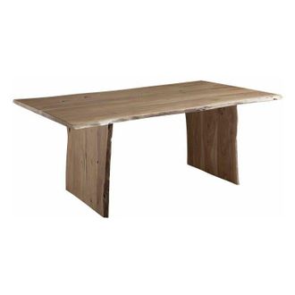 Massivmoebel24 tavolo da pranzo in legno di Acacia 160x100x76 acacia naturale laccato PURE ACACIA 113